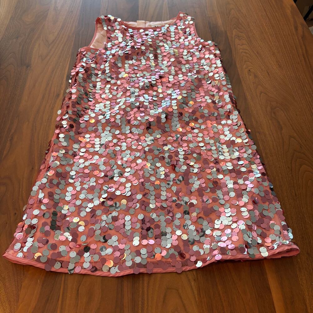 Size 14 Dress Milly Minis Pink Paillette Party Dress